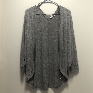GAP Open-Front, 3/4 Sleeve, V-neck Back Sweater